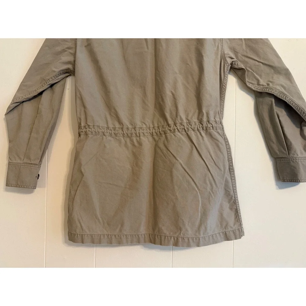 Banana Republic Safari Italian Canvas Bush Jacket Mens Small 80s Vintage Cotton